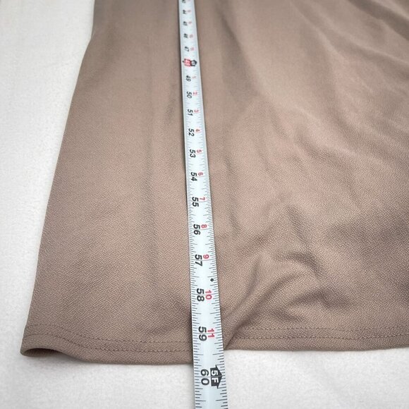 Birdy Grey Alex Convertible Crepe Taupe Maxi Formal Bridesmaid Dress Large NWT - Picture 14 of 16